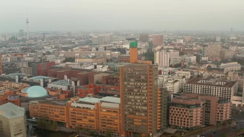Stock Video Panoramic View Of The European City Of Berlin Live Wallpaper - Free Live Wallpaper