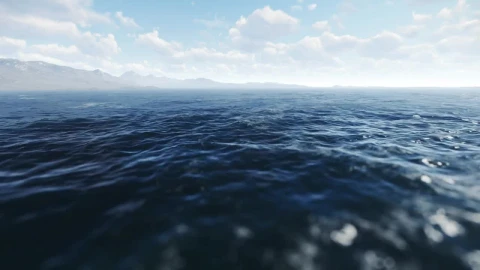 Stock Video Panoramic View Of The Sea Surface Live Wallpaper - Free Live Wallpaper