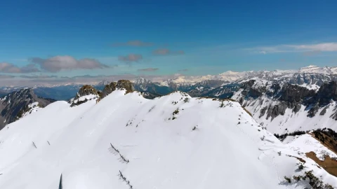 Stock Video Panoramic View Of The Snowy Peaks And Mountains Live Wallpaper - Free Live Wallpaper