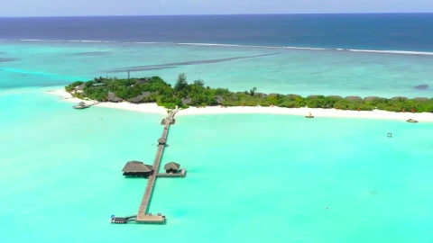 Stock Video Paradise Sea With A Tourist Island Live Wallpaper - Free Live Wallpaper