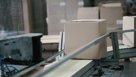 Stock Video Parcels On A Conveyor Belt Live Wallpaper - Free Live Wallpaper
