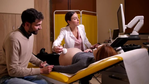 Stock Video Parents During An Ultrasound Live Wallpaper - Free Live Wallpaper
