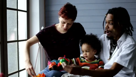 Stock Video Parents Playing With Their Young Child Live Wallpaper - Free Live Wallpaper