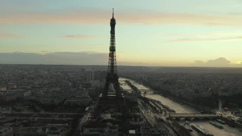Stock Video Paris From The Air Near The Eiffel Tower Live Wallpaper - Free Live Wallpaper
