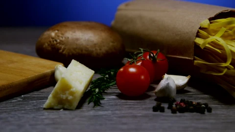 Stock Video Pasta Meal Ingredients Live Wallpaper - Free Live Wallpaper