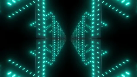 Stock Video Path Between Two Rows Of Light Live Wallpaper - Free Live Wallpaper