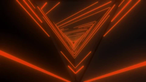 Stock Video Path With Shape Of Inverted Triangle Orange Light Live Wallpaper - Free Live Wallpaper