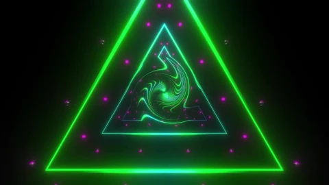 Stock Video Path With Triangles And Points Of Light Live Wallpaper - Free Live Wallpaper