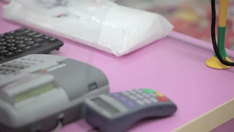 Stock Video Paying With Cash For Drug At Pharmacy Counter Live Wallpaper - Free Live Wallpaper