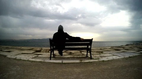 Stock Video Peaceful Man Looking Out To Sea Live Wallpaper - Free Live Wallpaper