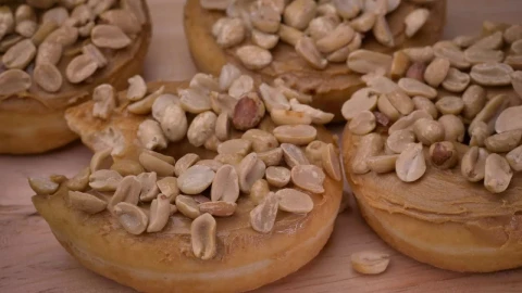 Stock Video Peanut Butter Donuts Live Wallpaper - Free Live Wallpaper