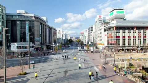 Stock Video Pedestrian Path And Streets Of A City Live Wallpaper - Free Live Wallpaper