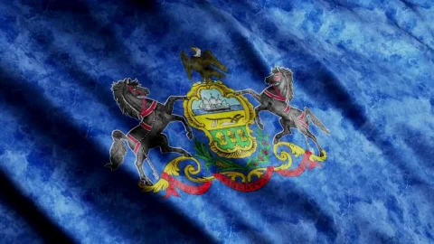 Stock Video Pennsylvania State Flag From Usa Live Wallpaper - Free Live Wallpaper