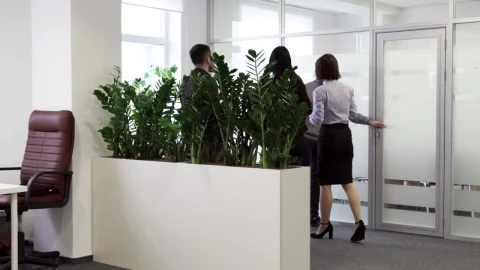 Stock Video People Entering A Seminar Live Wallpaper - Free Live Wallpaper