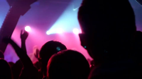 Stock Video People Jumping At The Night Club Live Wallpaper - Free Live Wallpaper