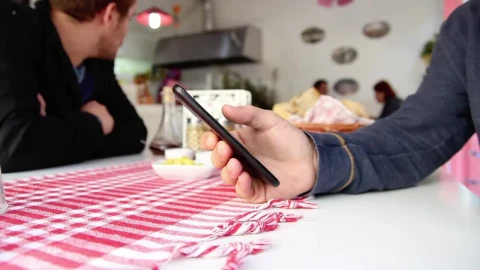 Stock Video People Waiting At The Table In A Restaurant Live Wallpaper - Free Live Wallpaper