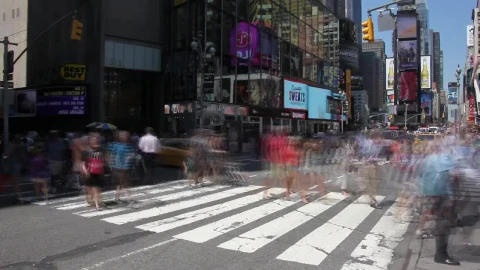 Stock Video People Walking Across The Road Live Wallpaper - Free Live Wallpaper