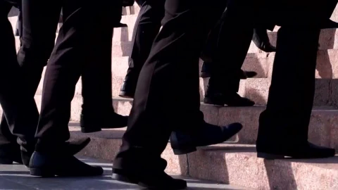 Stock Video People Walking Up The Stairs Live Wallpaper - Free Live Wallpaper