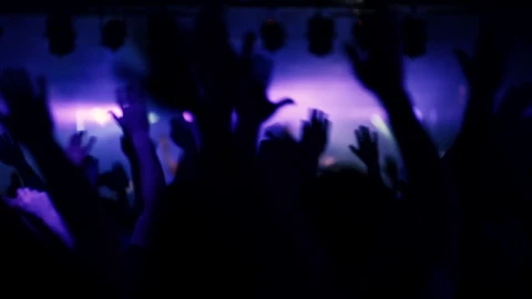 Stock Video People Waving Hands At The Concert Live Wallpaper - Free Live Wallpaper