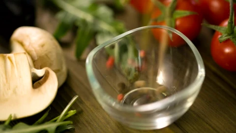Stock Video Pepper Mix Spices In A Small Bowl Live Wallpaper - Free Live Wallpaper