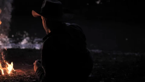 Stock Video Person By A Campfire Live Wallpaper - Free Live Wallpaper