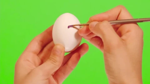 Stock Video Person Decorating An Egg With Hearts Live Wallpaper - Free Live Wallpaper