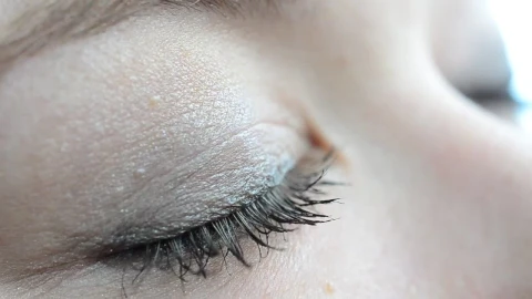 Stock Video Person Opening And Closing Eyes Macro Close Up Live Wallpaper - Free Live Wallpaper