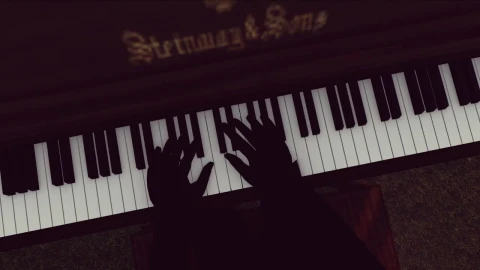 Video Stock Person Playing Piano In Autumn Live Wallpaper Free - Free Live Wallpaper