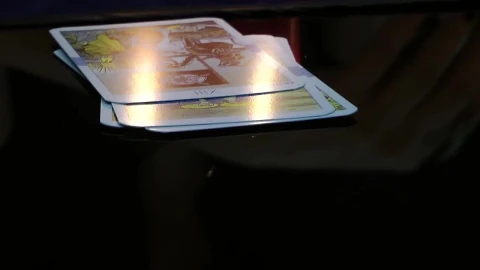 Video Stock Person Predicting The Future With Tarot Cards Live Wallpaper Free - Free Live Wallpaper