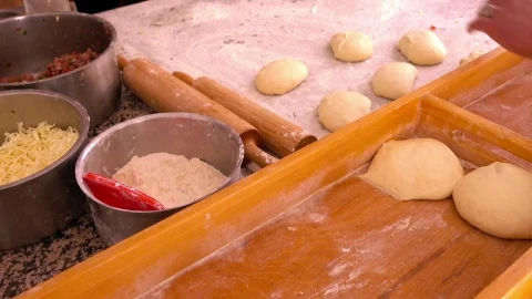 Video Stock Person Preparing Pizza Dough Live Wallpaper Free - Free Live Wallpaper