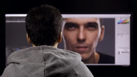 Video Stock Photograper Editing His Work Live Wallpaper Free - Free Live Wallpaper