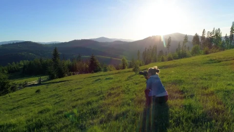 Video Stock Photographer On The Hill Live Wallpaper Free - Free Live Wallpaper