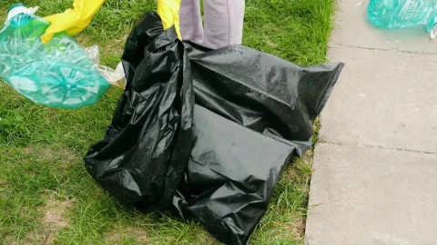 Video Stock Picking Up Plastic Garbage Live Wallpaper Free - Free Live Wallpaper