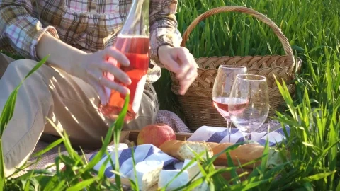 Video Stock Picnic Day With Wine And Cheese Live Wallpaper Free - Free Live Wallpaper