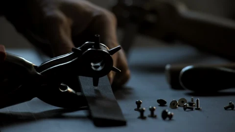 Video Stock Piercing Holes In Leather Live Wallpaper Free - Free Live Wallpaper