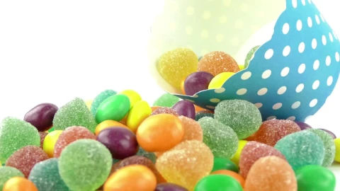 Video Stock Pile Of Colored Gums On White Live Wallpaper Free - Free Live Wallpaper