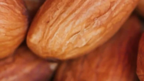 Video Stock Piled Almonds Rotating Detailed Views Live Wallpaper Free - Free Live Wallpaper