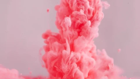 Video Stock Pink Ink Cloud Entering Water Live Wallpaper Free - Free Live Wallpaper