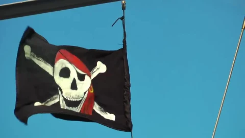 Video Stock Pirate Flag On A Boat Live Wallpaper Free - Free Live Wallpaper