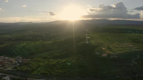Video Stock Plateau In The Middle Of A Large Meadow Aerial Shot  LargeLive Wallpaper Free - Free Live Wallpaper