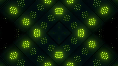 Video Stock Platform With Rows Of Hexagons Of Yellow Light Live Wallpaper Free - Free Live Wallpaper