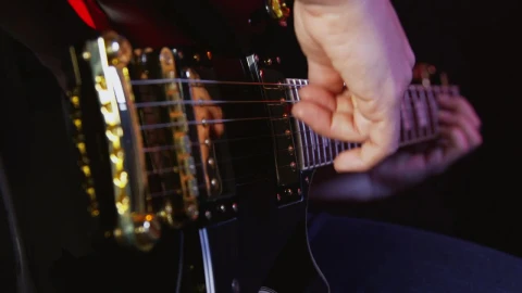 Video Stock Playing An Electric Guitar In Store Live Wallpaper Free - Free Live Wallpaper