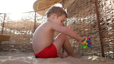 Video Stock Playing With A Toy In The Sand Live Wallpaper Free - Free Live Wallpaper