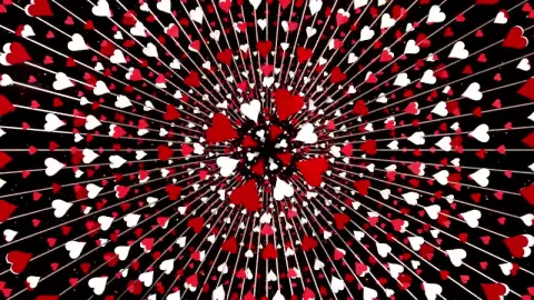 Video Stock Poker Hearts Flying In Circles Loop Video Live Wallpaper Free - Free Live Wallpaper