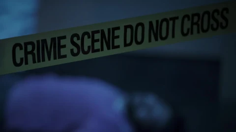 Video Stock Police Barricade Tape At A Crime Scene Live Wallpaper Free - Free Live Wallpaper