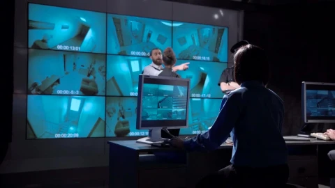 Video Stock Police Control Room Receive An Alarm Live Wallpaper Free - Free Live Wallpaper