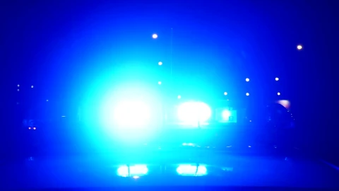 Video Stock Police Lights Flashing Close Up Live Wallpaper Free - Free Live Wallpaper