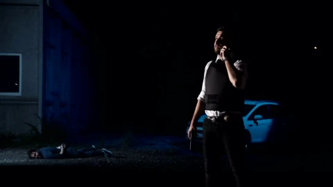 Video Stock Policeman Reporting An Arrest Live Wallpaper Free - Free Live Wallpaper