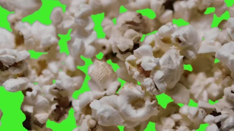 Video Stock Popcorn On A Green Background Stop Motion Live Wallpaper Free - Free Live Wallpaper