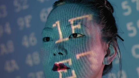 Video Stock Portrait Of A Cyborg Being Programmed Live Wallpaper Free - Free Live Wallpaper